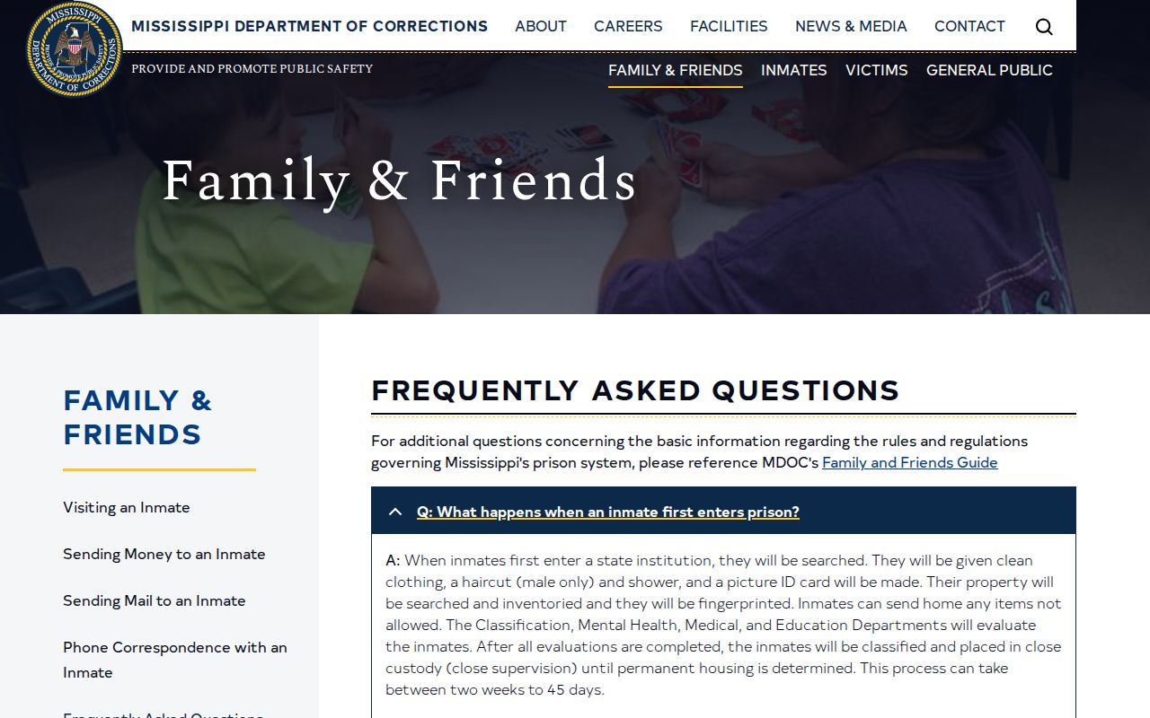 MDOC release processing and discharge guidance for Stone County commitments